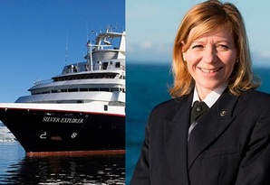 超級豪華郵輪集團Silversea Cruises 宣布委任Margrith Ettlin為首位女性船長