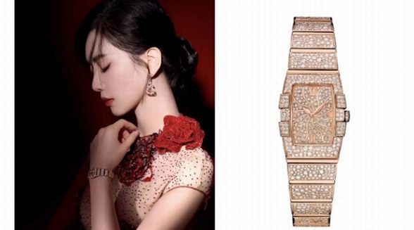 敢愛敢恨的俠女劉詩(shī)詩(shī)，腕間的歐米茄手表