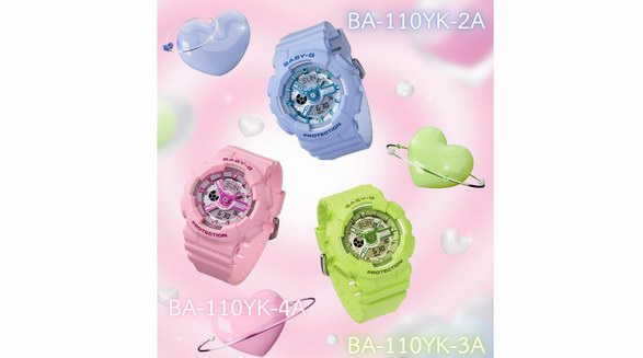 多彩千禧，復(fù)古回潮！BABY-G Y2K FRESH COLOR系列夢幻登場