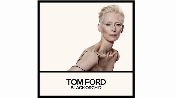 TOM FORD 攜手傳奇巨星Tilda Swinton演繹全新魅夜蘭花典藏香水大片