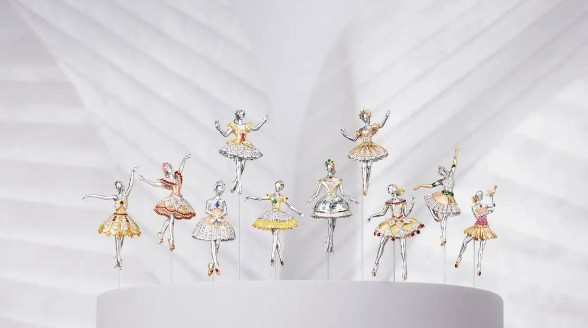Van Cleef & Arpels梵克雅寶再次呈獻12款高級珠寶胸針作品，向舞蹈世界致意